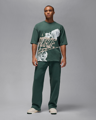Jordan Brooklyn Fleece Men's Oversized Open-Hem Pants. Nike JP